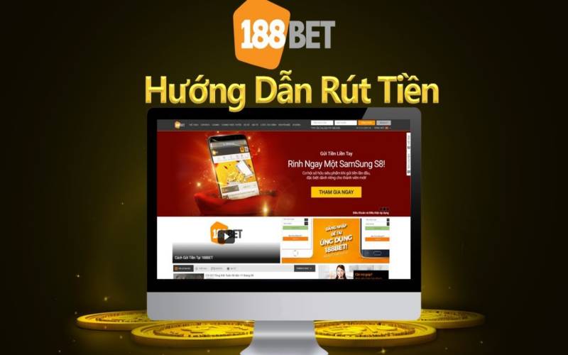 Các bước rút tiền 188BET