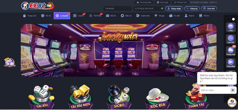 Luckywin mang đến không gian xanh chín độc đáo và tiền thưởng khủng